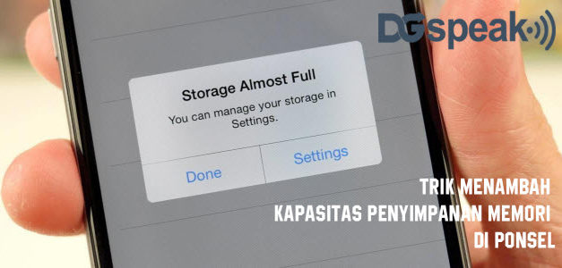 Trik Menambah Kapasitas Penyimpanan Memori di Ponsel